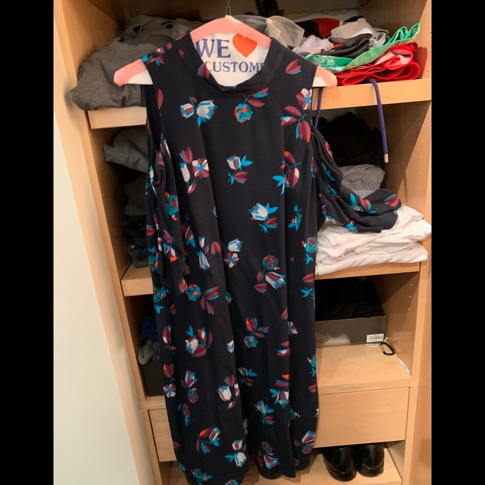 Rebecca Taylor floral cut out dress